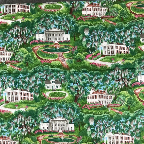 Vtg cotton wuilting fabric Southern Charm #5202 Spring Industries 38” x 44” - Picture 1 of 8